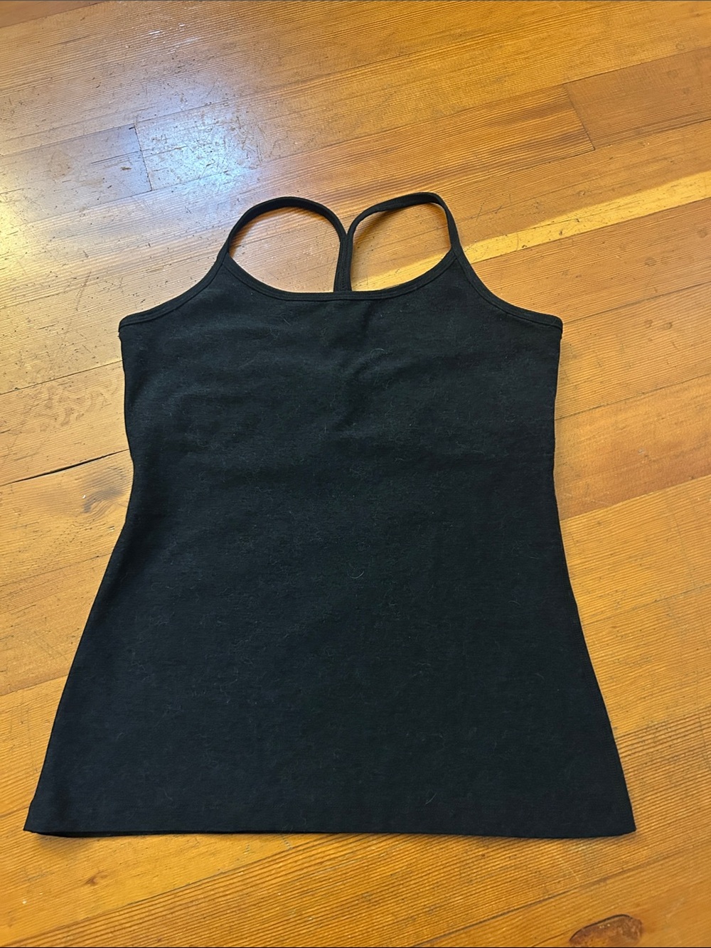 Beyond Yoga Black Racerback Tank Top medium like new ballet barre workout